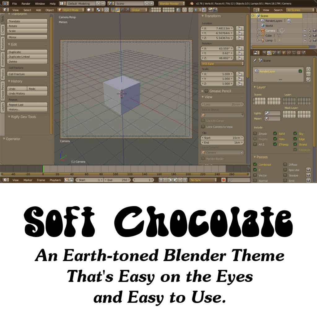 Soft Chocolate Theme preview image 1